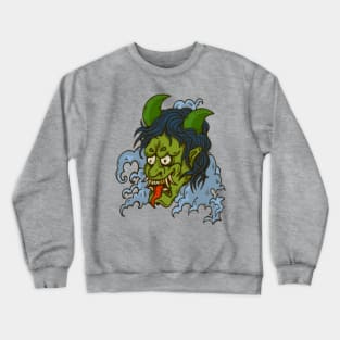 Japanese demon Crewneck Sweatshirt